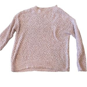 Like new Cherish pink popcorn sweater S/M